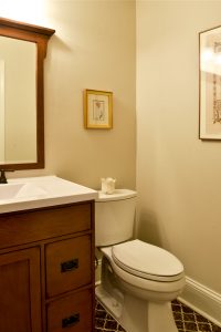 Louisville Kentucky Bath Renovation, High-Profile Lavatory, Craftsman Style Cabinetry